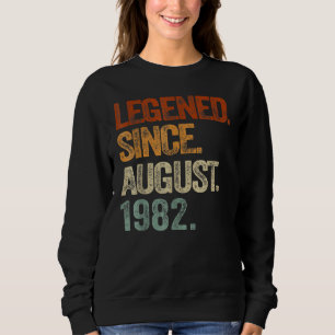 Sweatshirt 40 ans de légende depuis août 1982 40e anniversair
