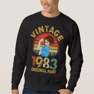 Sweatshirt 40 ans Vintage 1983 Limited Edition 40e Birt