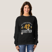 Sweatshirt 42e anniversaire 42 ans d'abeille-Yond Extraordina (Devant entier)