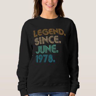 Sweatshirt 44 ans de légende depuis juin 1978 44e Anniversair