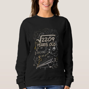 Sweatshirt 47e anniversaire racine Carré de 2209 47 ans