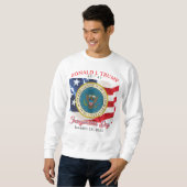 Sweatshirt 47e jour de l'investiture du président Donald J. T (Devant entier)