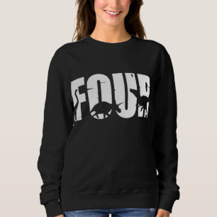 Sweatshirt 4 Anniversaire Garçon Dinosaur T Rex Cadeau 4e B