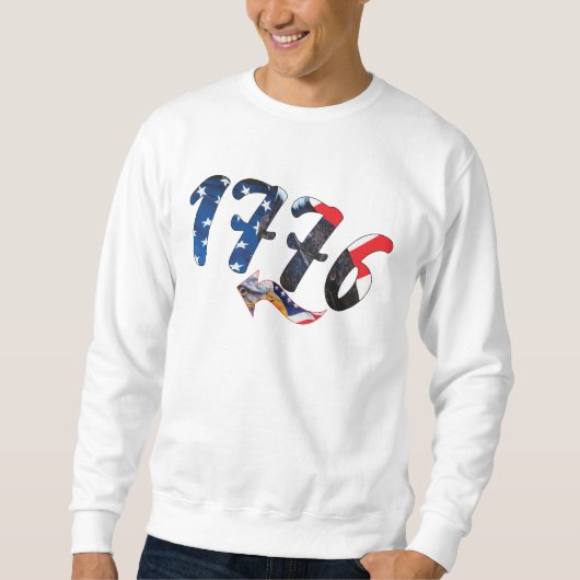 Sweatshirt 4 juillet - 1776 (Devant)