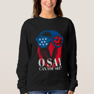 Sweatshirt 4 juillet Amérique patriotique États-Unis Aigle am