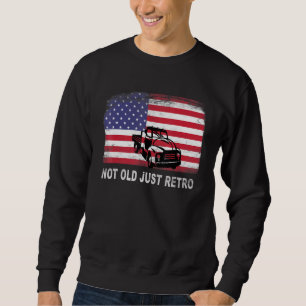 Sweatshirt 4 juillet Camion de ramassage classique Nous Drape