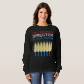Sweatshirt 4 juillet Directeur Fireworks Si J'Exécute, Exécut (Devant entier)