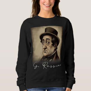 Sweatshirt 4 juillet Gioachino Rossini Drapeau américain Musi