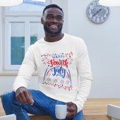 Sweatshirt 4 juillet heureux