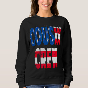 Sweatshirt 4 juillet Llama Et Sloth Usa Patriotique