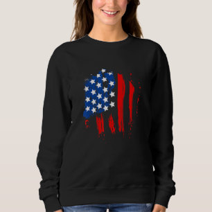 Sweatshirt 4 juillet Mens Chemises Graffiti 4 juillet Chemise