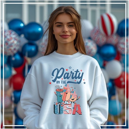 Sweatshirt 4 juillet Parti pour l'indépendance patriotique de