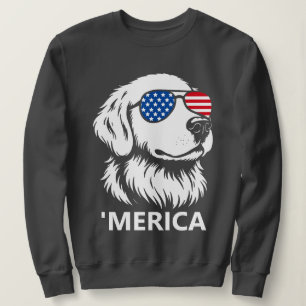 Sweatshirt 4 juillet patriotique de Merica Labrador