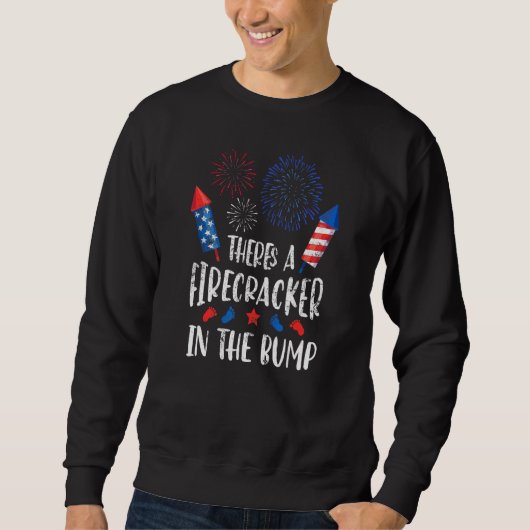 Sweatshirt 4 juillet Petit pirate informatique Patriotique Bu (Devant)