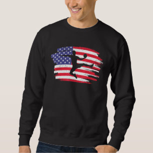 Sweatshirt 4 juillet rétro Vintage American Flag