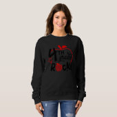 Sweatshirt 4e année Rocks Retour à l'école Étudiants Thé (Devant entier)