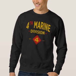 Sweatshirt 4e division maritime des États-Unis