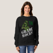 Sweatshirt 4th Grade Rocks Camo Fourth Grader Back To School  (Devant entier)