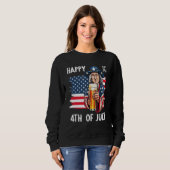 Sweatshirt 4th July 1776 Patriotic Patriot USA Eagle Independ (Devant entier)