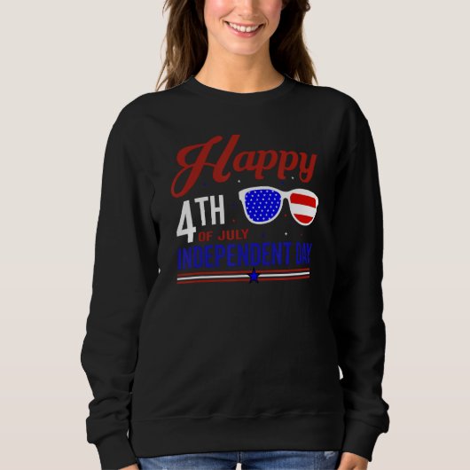 Sweatshirt 4th july apparel USA american flag 4th of july for (Devant)