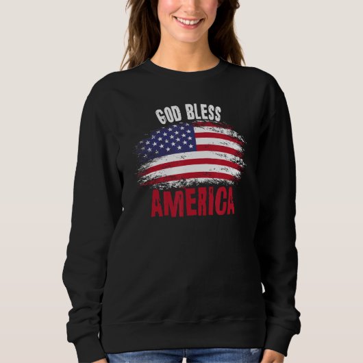 Sweatshirt 4th july apparel USA american flag 4th of july for (Devant)