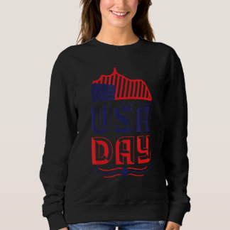 Sweatshirt 4th july apparel USA american flag 4th of july for
