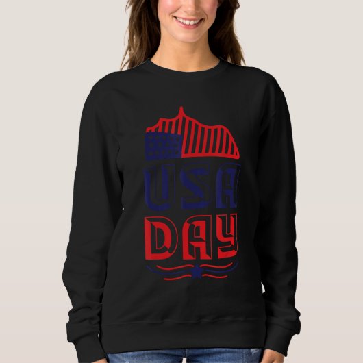 Sweatshirt 4th july apparel USA american flag 4th of july for (Devant)