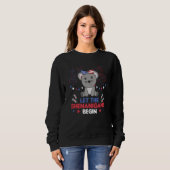 Sweatshirt 4th Of July American Mouse For Kids Cute Usa Mouse (Devant entier)