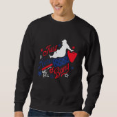 Sweatshirt 4th Of July Fireworks Just Here To Bang American F (Devant)