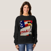 Sweatshirt 4th of July freedom symbol (Devant entier)