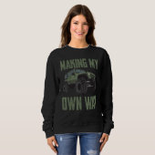 Sweatshirt 4x4 Accessories Motivational Quote For Outdoor Off (Devant entier)