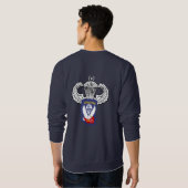 Sweatshirt 503e aéroporté - Le Rocher (Dos entier)