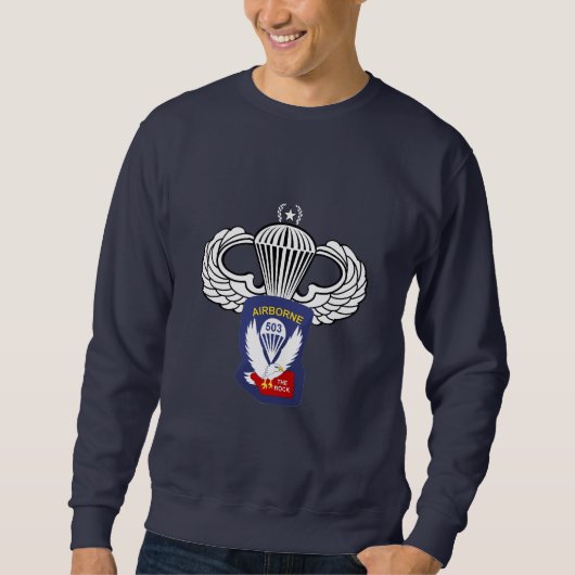 Sweatshirt 503e aéroporté - Le Rocher (Devant)