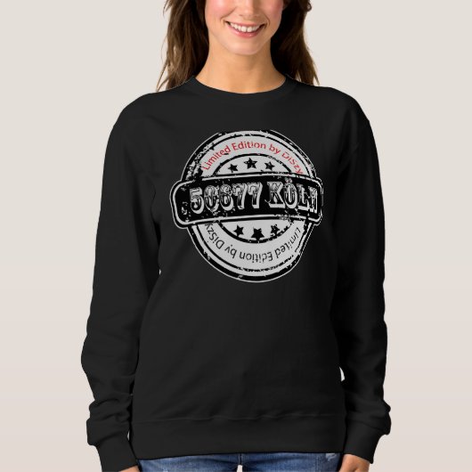 Sweatshirt 50677 Cologne Postcode Veedel City Part Of Cologne (Devant)