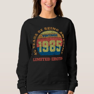 Sweatshirt 50 Ans D'Être Vintage Awesome Né En 1975