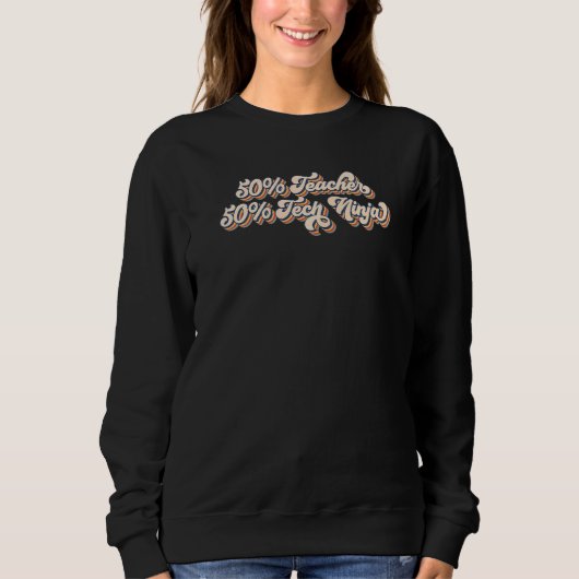 Sweatshirt 50 Enseignant 50 Enseignant Ninja Enseignant hors  (Devant)