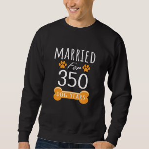 Sweatshirt 50e Anniversaire Amusant Marié Pour 350 Années De