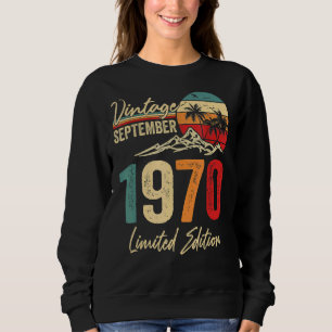 Sweatshirt 52 ans Vintage septembre 1970 52e