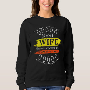 Sweatshirt 52e anniversaire du Mariage Meilleure femme depuis