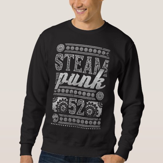 Sweatshirt 52e anniversaire Steampunk 52 ans (Devant)