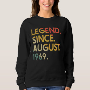 Sweatshirt 53 Ans Légende Vintage depuis août 1969 53e