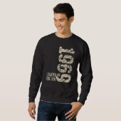 Sweatshirt 53e anniversaire Dames Mens 53 ans 1969 4 (Devant entier)