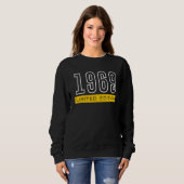 Sweatshirt 53e anniversaire Dames Mens 53 ans 1969 7 (Devant entier)