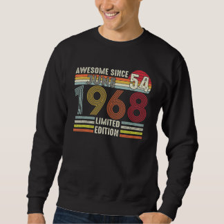 Sweatshirt 54 Ans Juin 1968 54e Anniversaire