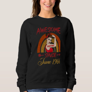 Sweatshirt 56e anniversaire Reine stupéfait depuis juin 1966