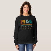 Sweatshirt 56e anniversaire Vintage 1966 (Devant entier)