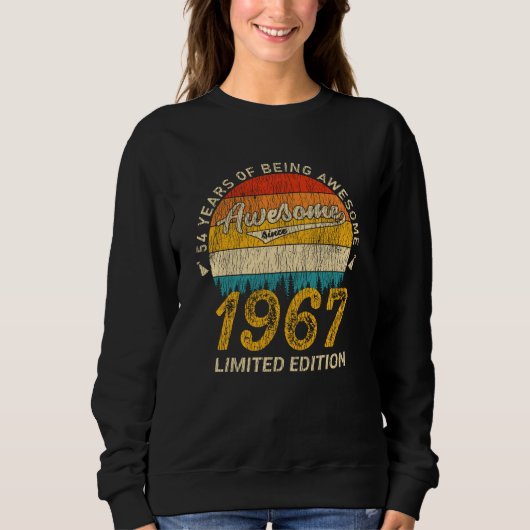 Sweatshirt 58 Ans 1967 Rétro Magnifique 58e anniversaire Cade (Devant)
