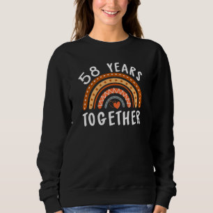 Sweatshirt 58 ans ensemble 58e anniversaire de mariage Husban