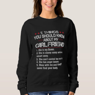 Sweatshirt 5 Choses Que Tu Devrais Savoir Sur Ma Fille