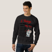 Sweatshirt 5 Choses Que Tu Devrais Savoir Sur Mon Fils Est Né (Devant entier)